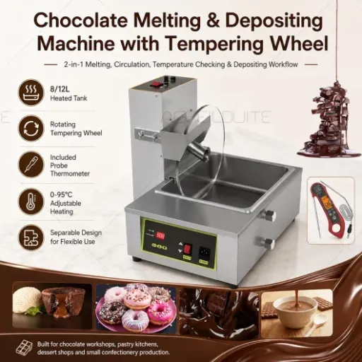 Test Machine à Tempérer Chocolat 12L : grosse capacité, mais il faut aimer bricoler et surveiller