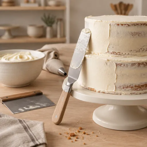 Spatule à enduire : l’outil de lissage qui sublime vos gâteaux maison