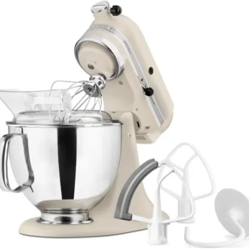 Test KitchenAid Artisan 5KSM175 Fresh Linen : le robot pâtissier solide qui fait le job sans broncher