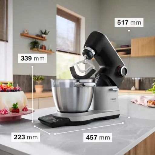Test Bosch Robot pâtissier Série 8 MUMS8ZS18 : le tank pour grosses pâtes et grosses fournées