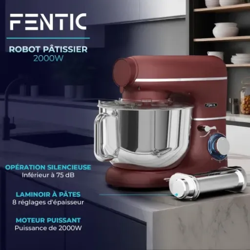 Test Fentic Robot Pâtissier + Laminoir : le combo pâtisserie / pâtes fraîches qui fait le job sans ruiner