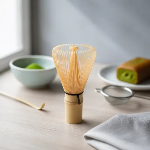 Le fouet à matcha en bambou : l’ustensile qui sublime vos pâtisseries maison