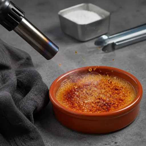 Le chalumeau de cuisine : flamme de précision pour une pâtisserie maison vraiment premium