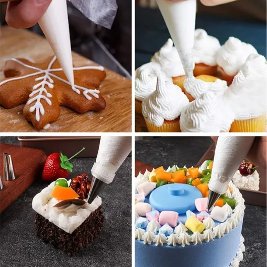 Kit de Décoration de Gâteau, Plateau Tournant Kit De Pâtisserie Professionnel 181pcs, Patisser ie Accessoire Professionnelle (bleu -181pc) Bleu - 181 Pièces