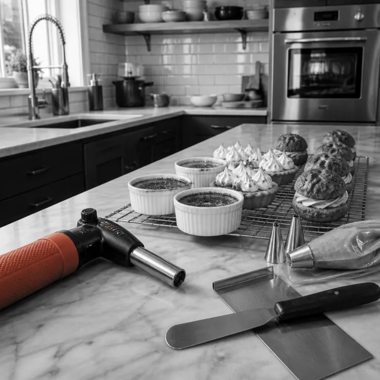 Quand le chalumeau de plombier inspire la pâtisserie maison haut de gamme