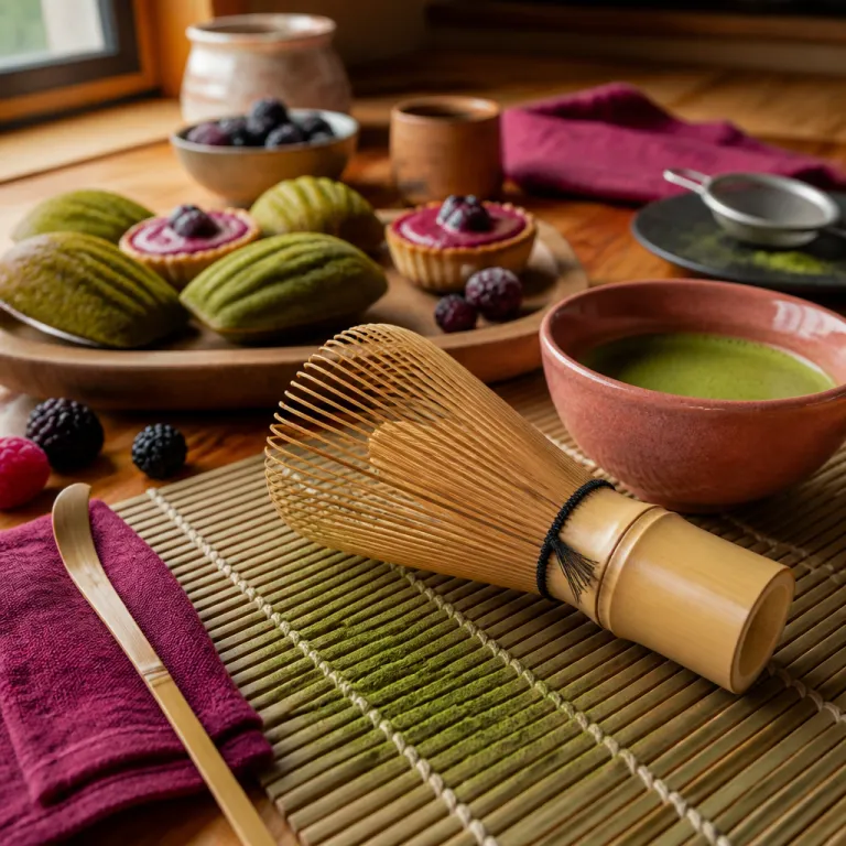 Le fouet à matcha en bambou : l’outil discret qui change votre pâtisserie maison